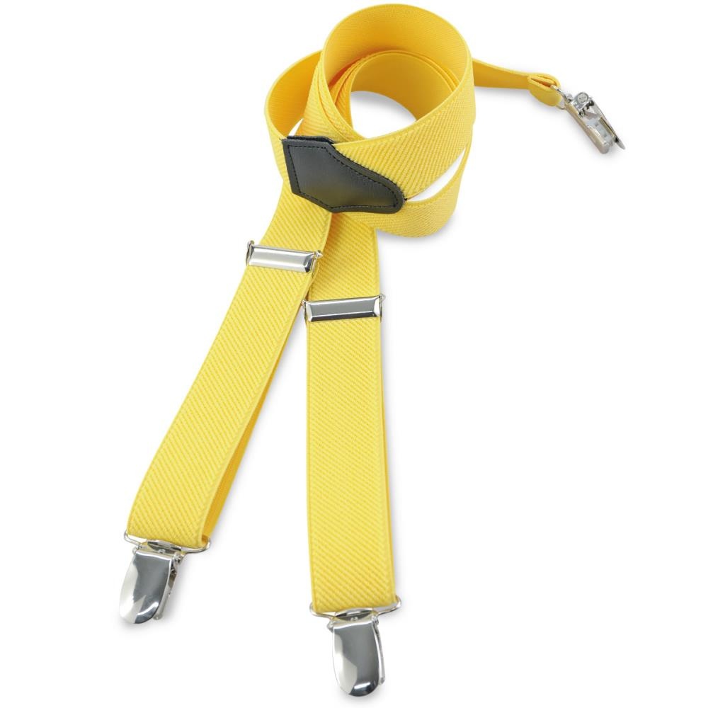 Kids suspenders uni yellow - 2