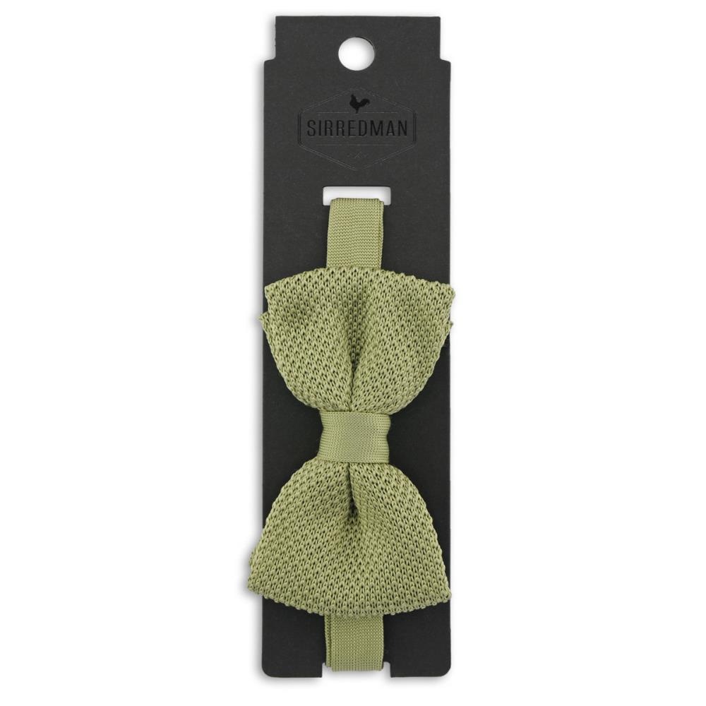 knitted bow tie Lily Green - 2