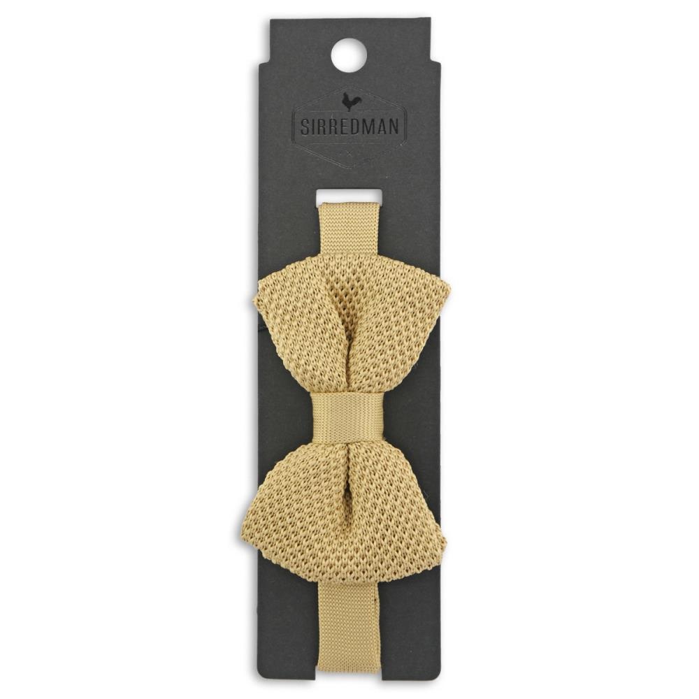knitted bow tie Prairie Sand - 2