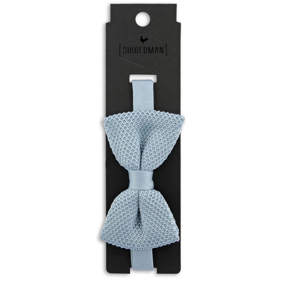 knitted bow tie Stone Blue - 2