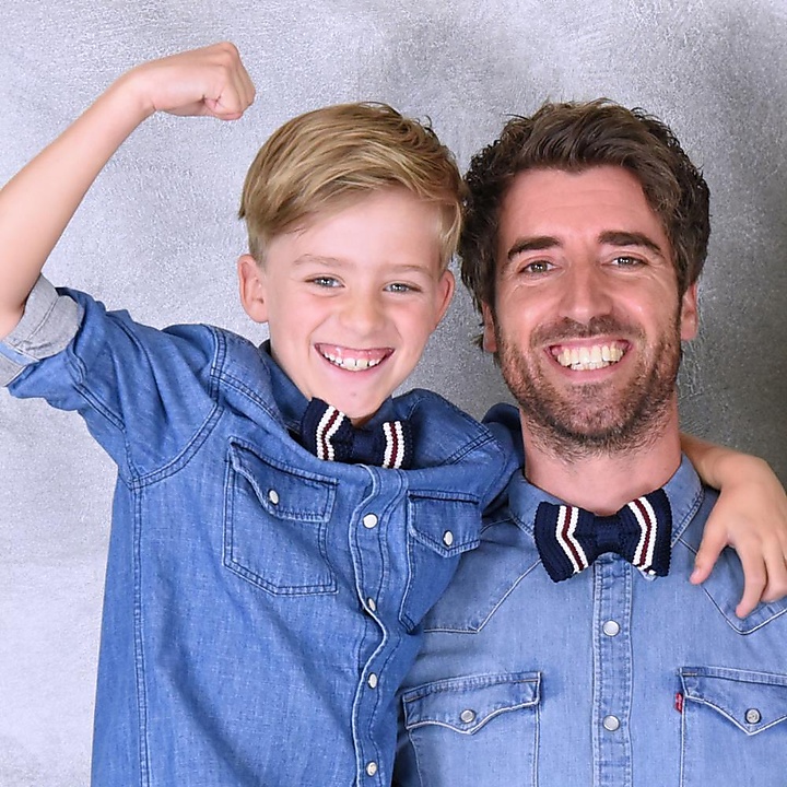 knitted kids bow tie America