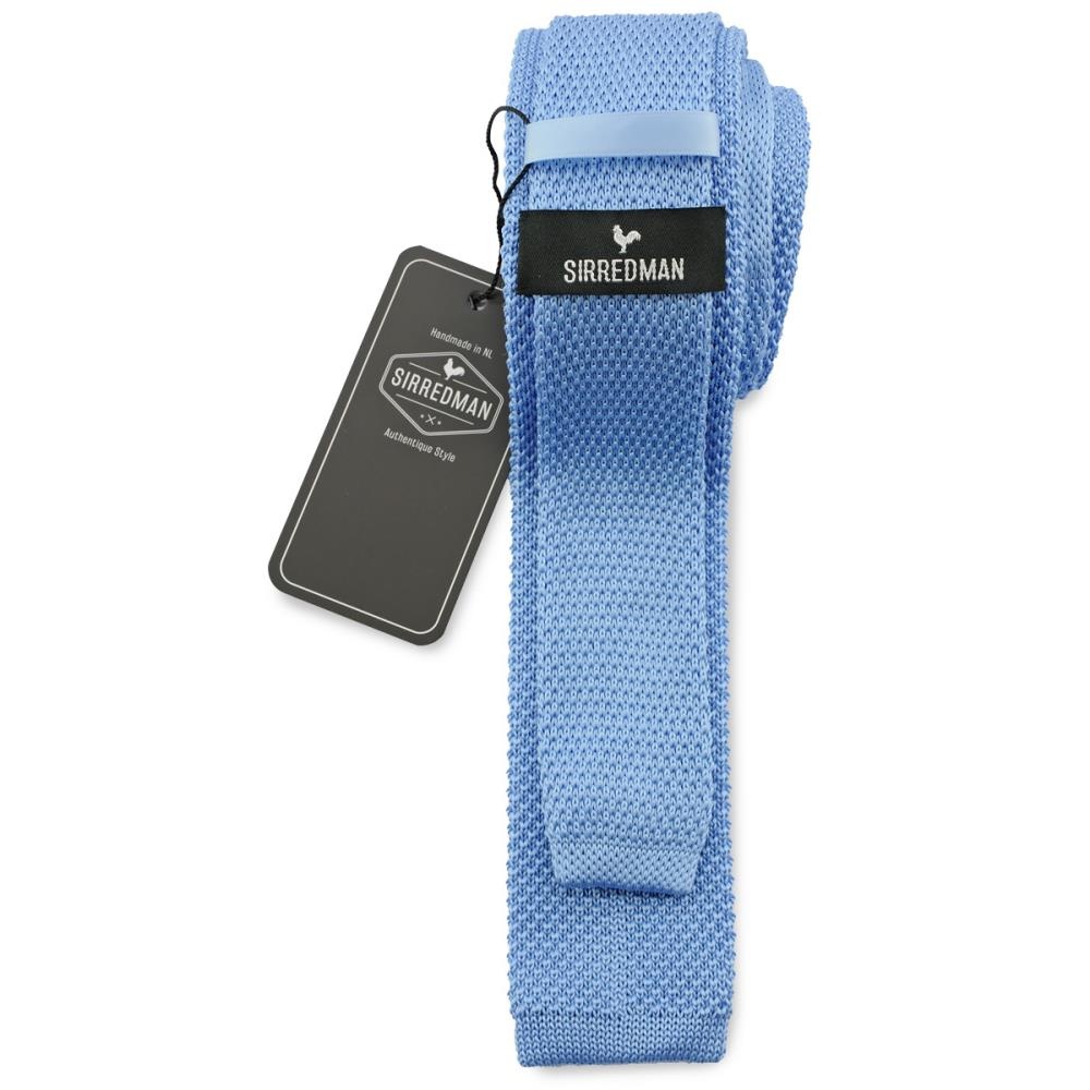 knitted tie light blue - 2
