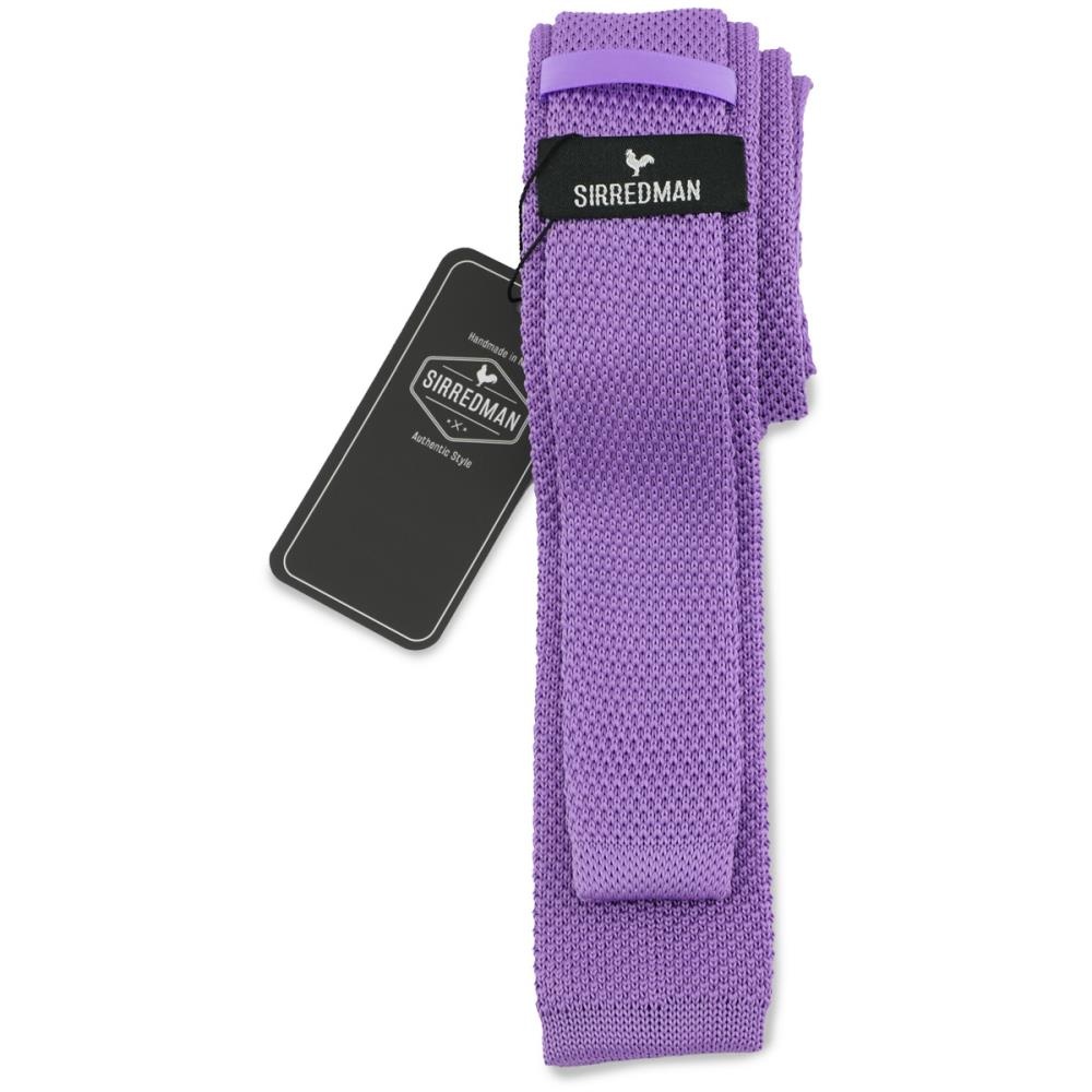 knitted tie lilac - 2