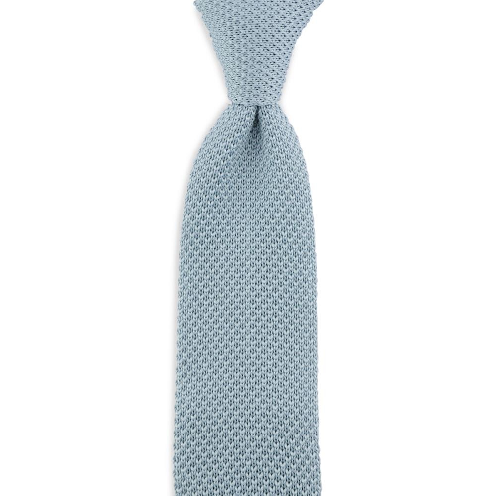 knitted tie Stone Blue - 1
