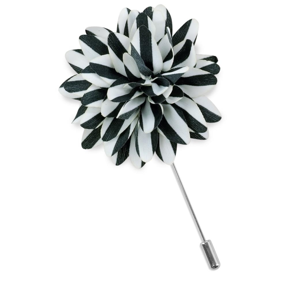 Lapel pin dahlia stripe - 1