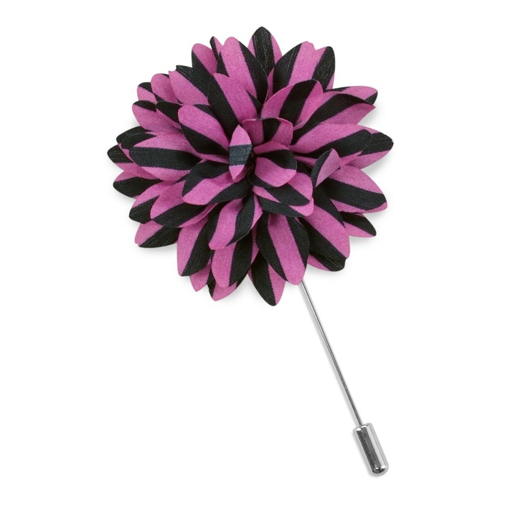 Lapel pin dahlia stripe - 1