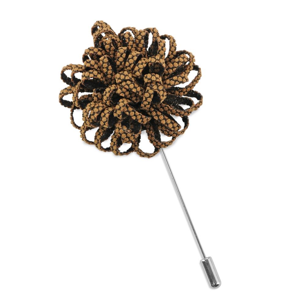 Lapel pin Lenny Loops brown - 1
