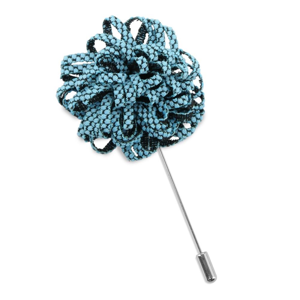 Lapel pin Lenny Loops light blue - 1