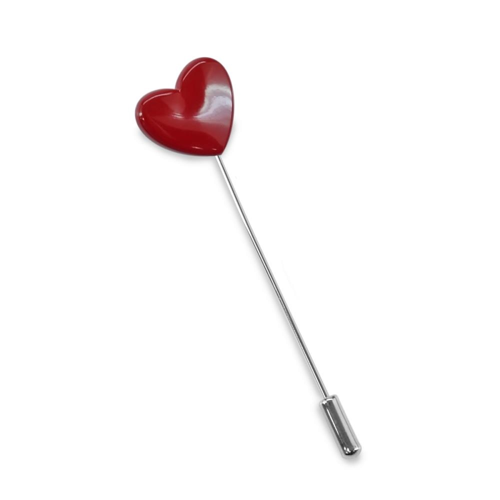 Lapel pin red heart - 1