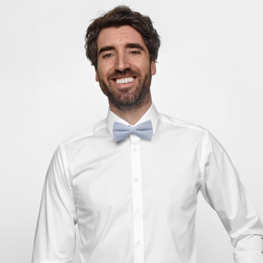 light blue bow tie Soft Touch - 2