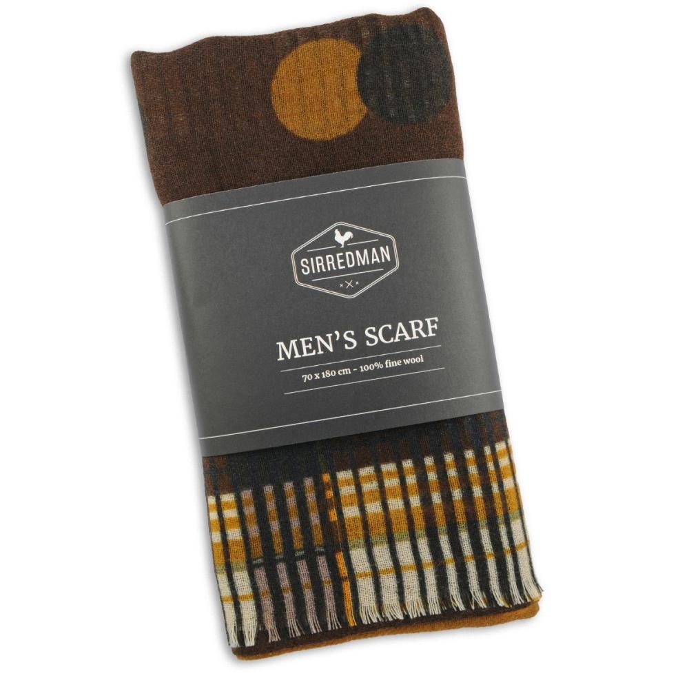 men's scarf Bowie brown - 4