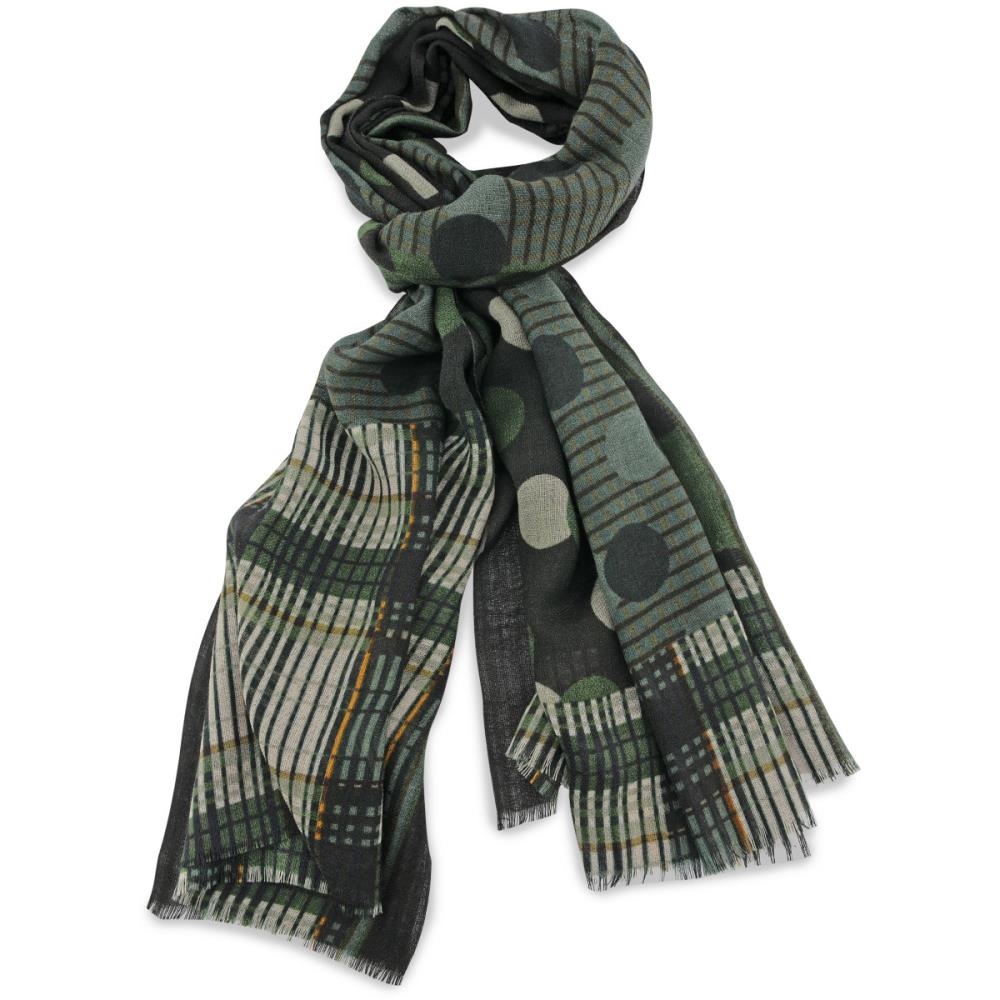 men's scarf Bowie green - 1