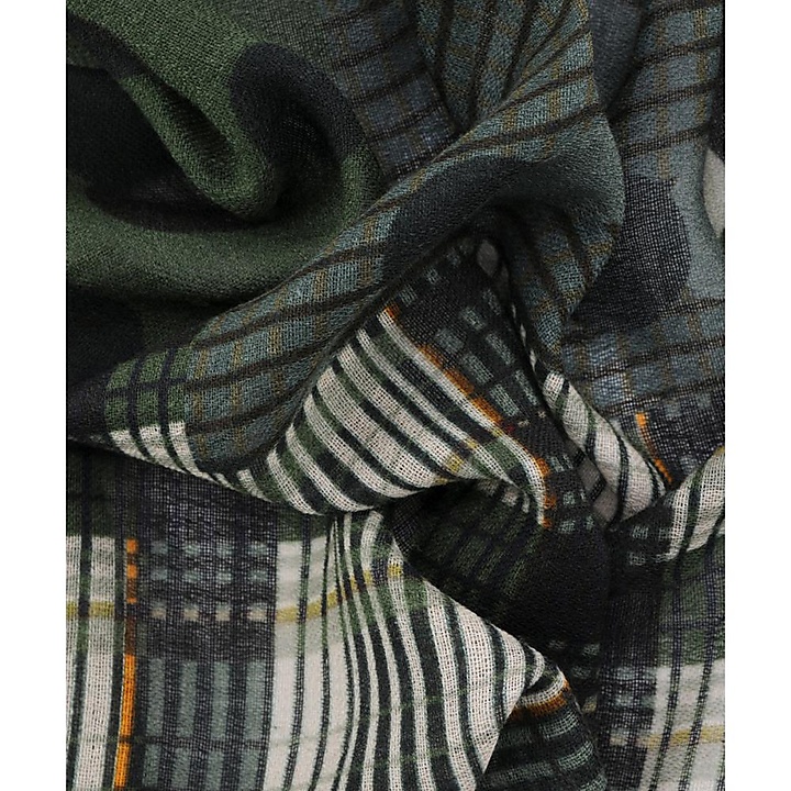 men's scarf Bowie green