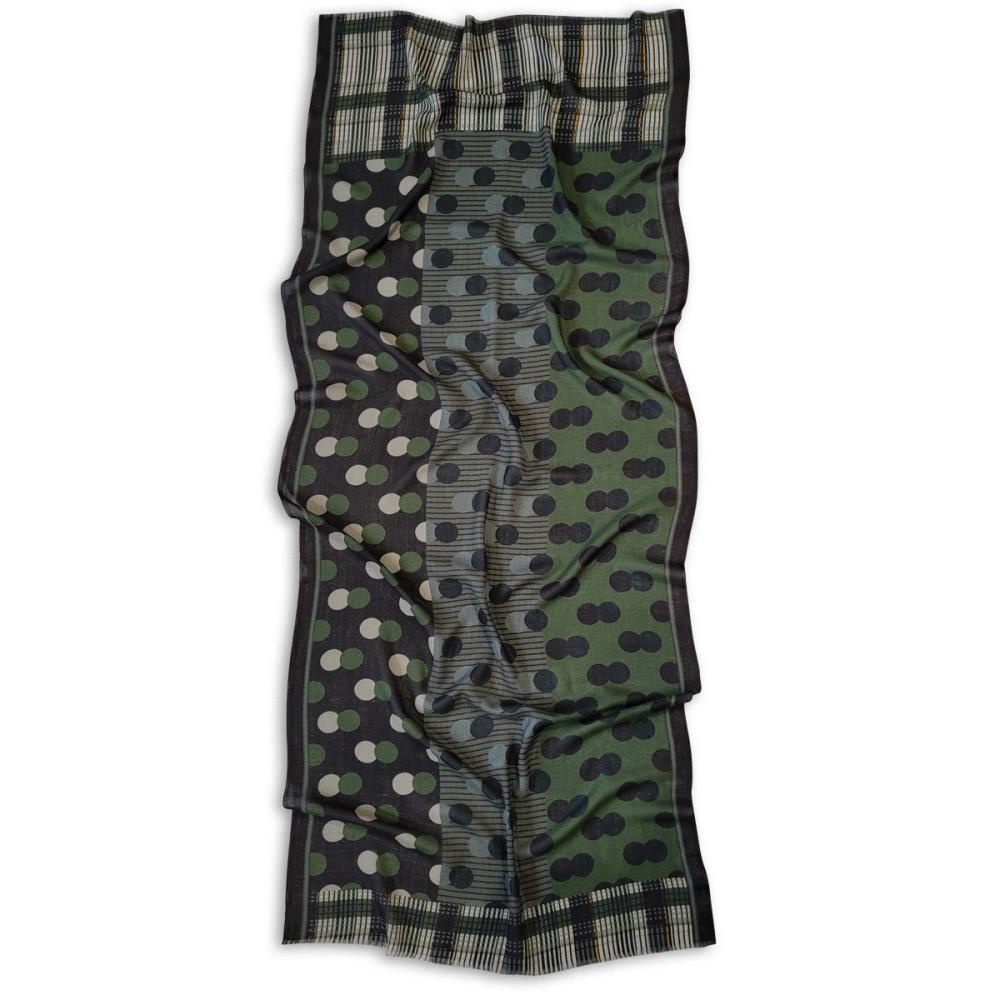 men's scarf Bowie green - 3