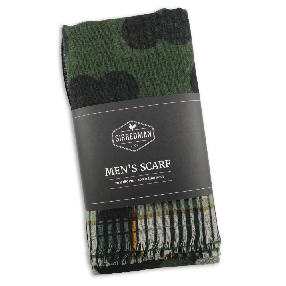 men's scarf Bowie green - 4