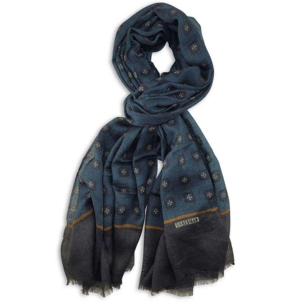 men's scarf Heritage Petrol - 1