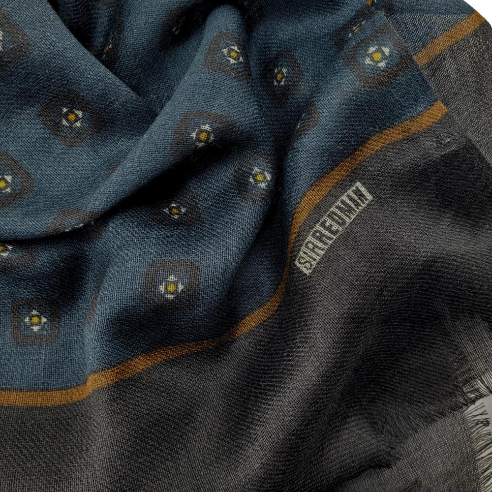 men's scarf Heritage Petrol - 4