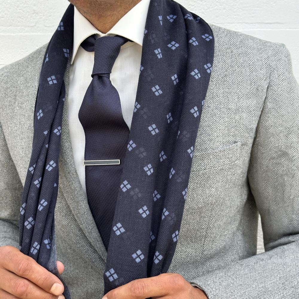 men's scarf Kensington Blue - 1