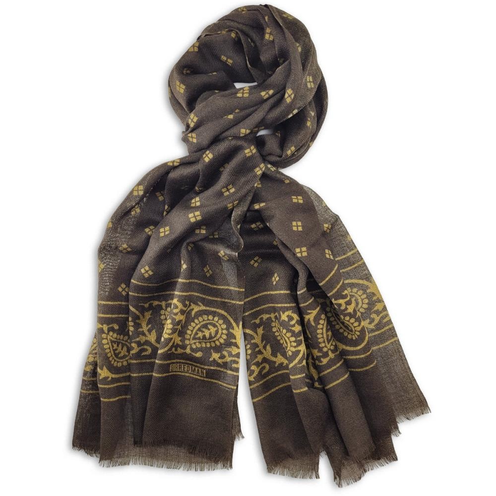 men's scarf Kensington Brown - 1