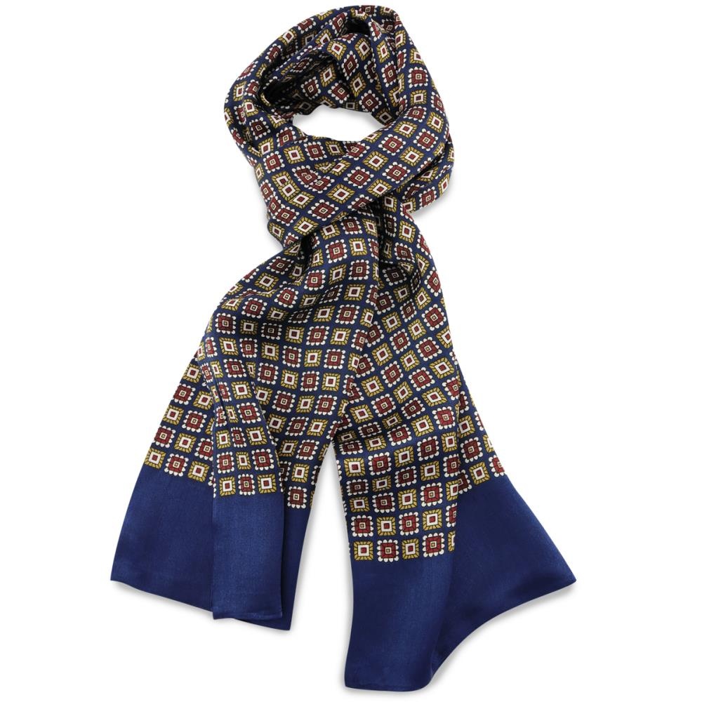 Men's scarf Mattia di Seta - 1