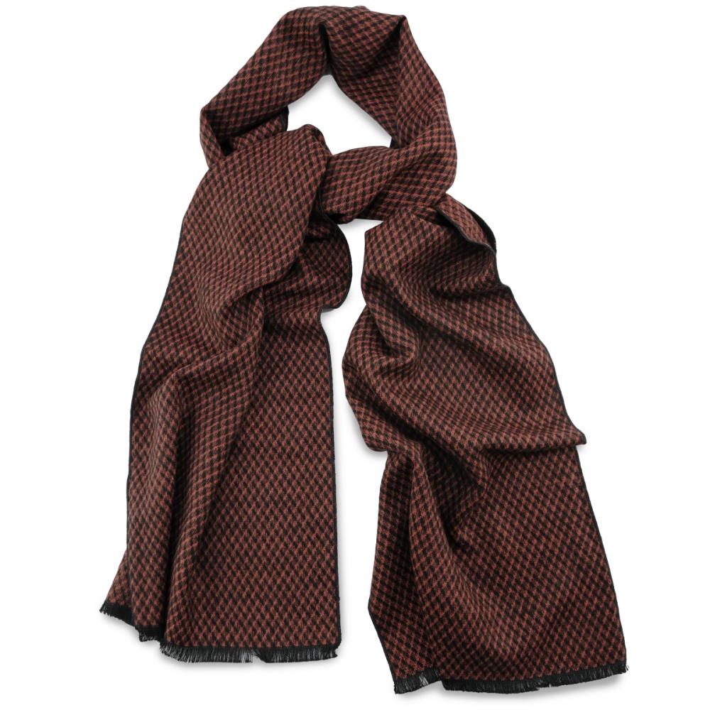 Men's scarf viscose Kjell stone red - 1