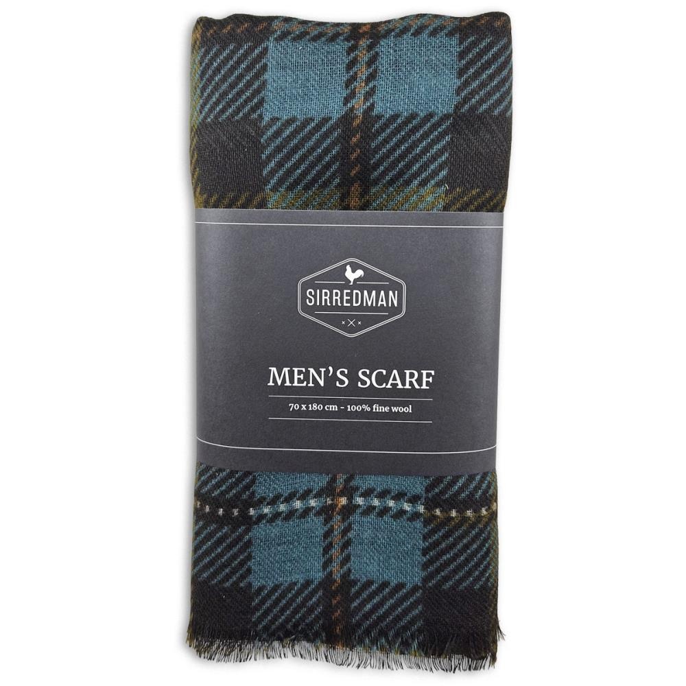 men's scarf Windsor Petrol-Brown - 5