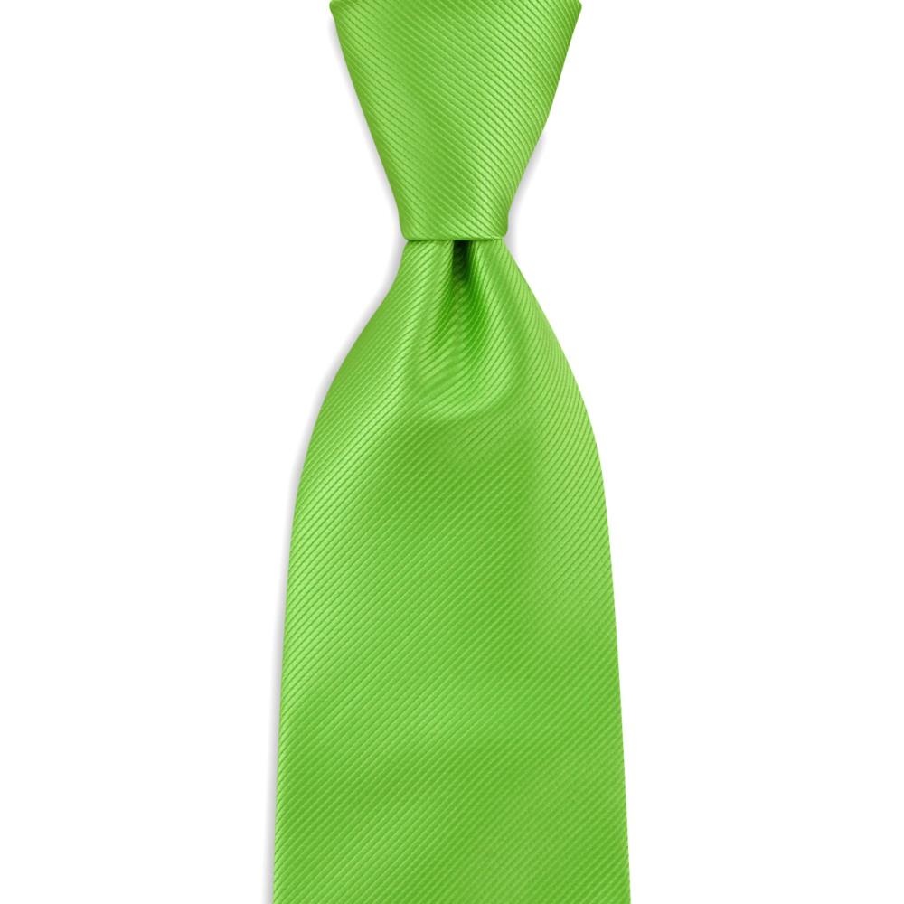 Necktie apple green repp - 1