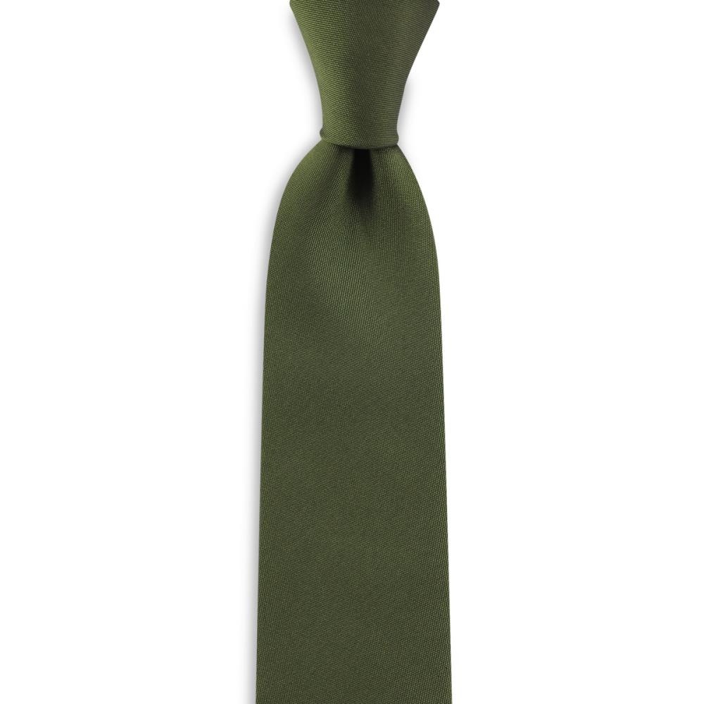 Necktie army green narrow - 1