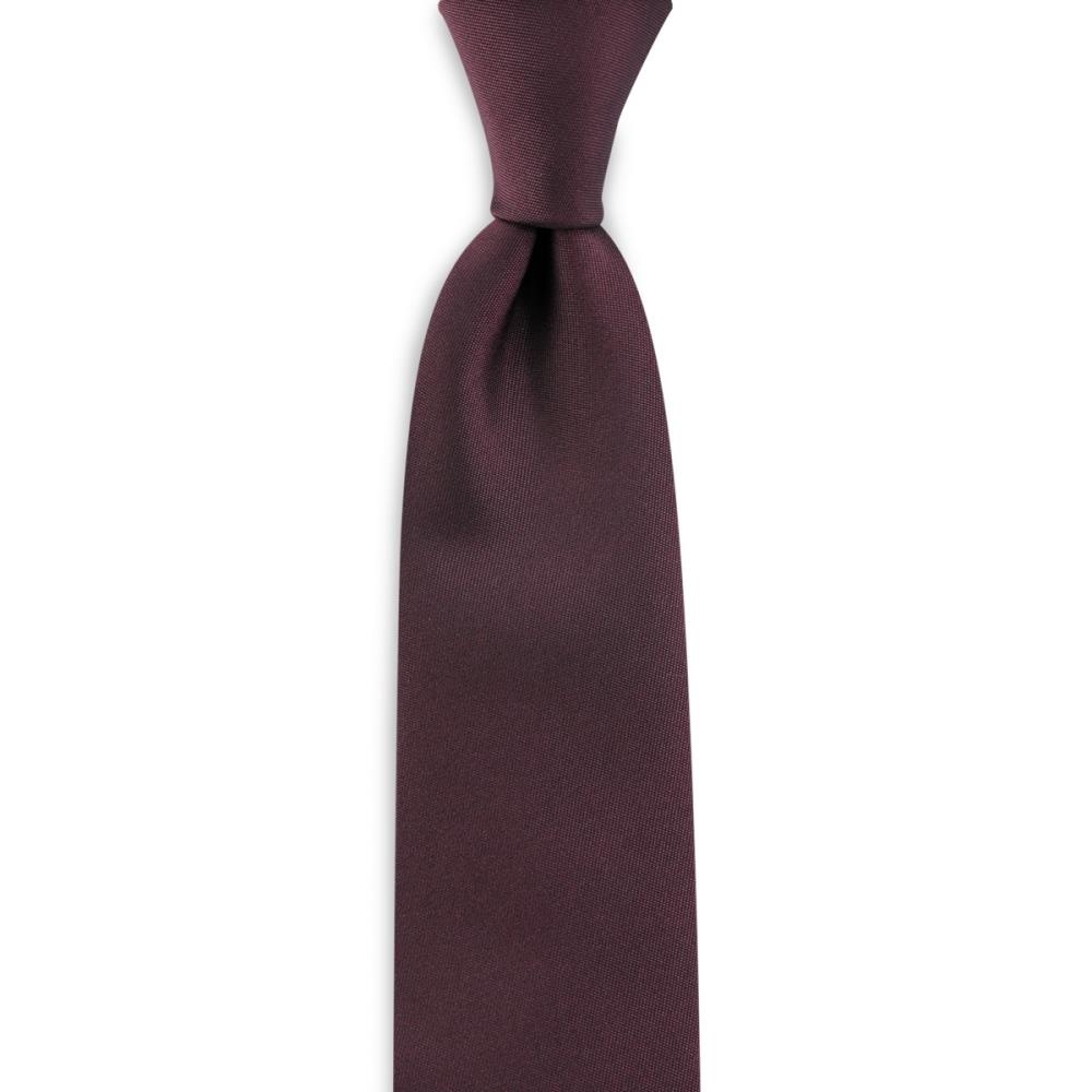 Necktie aubergine narrow - 1