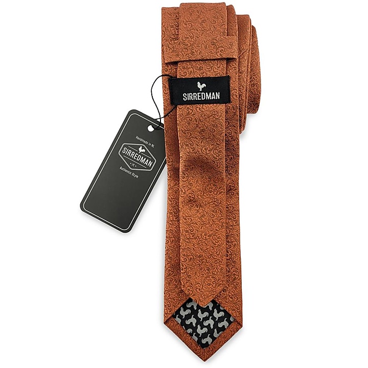necktie Bart Barocco rust