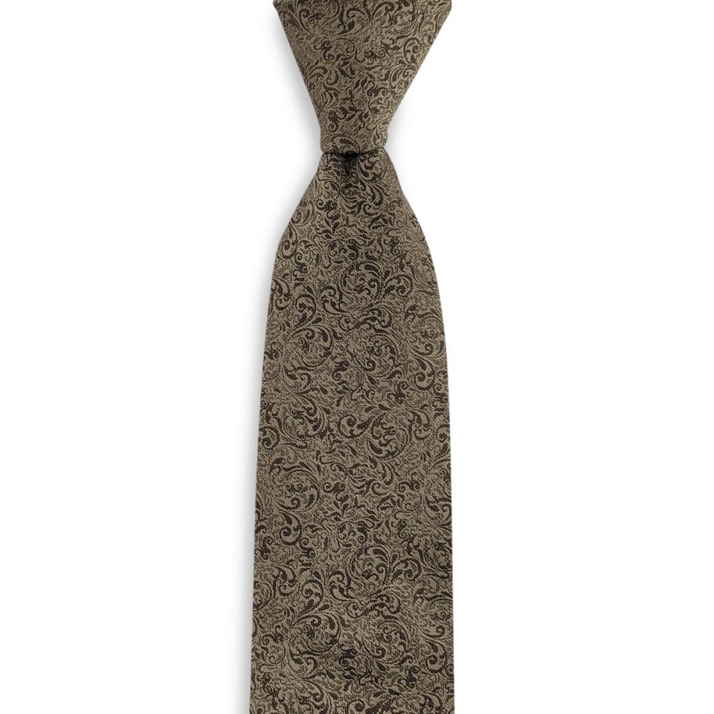 necktie Bart Barocco taupe - 1