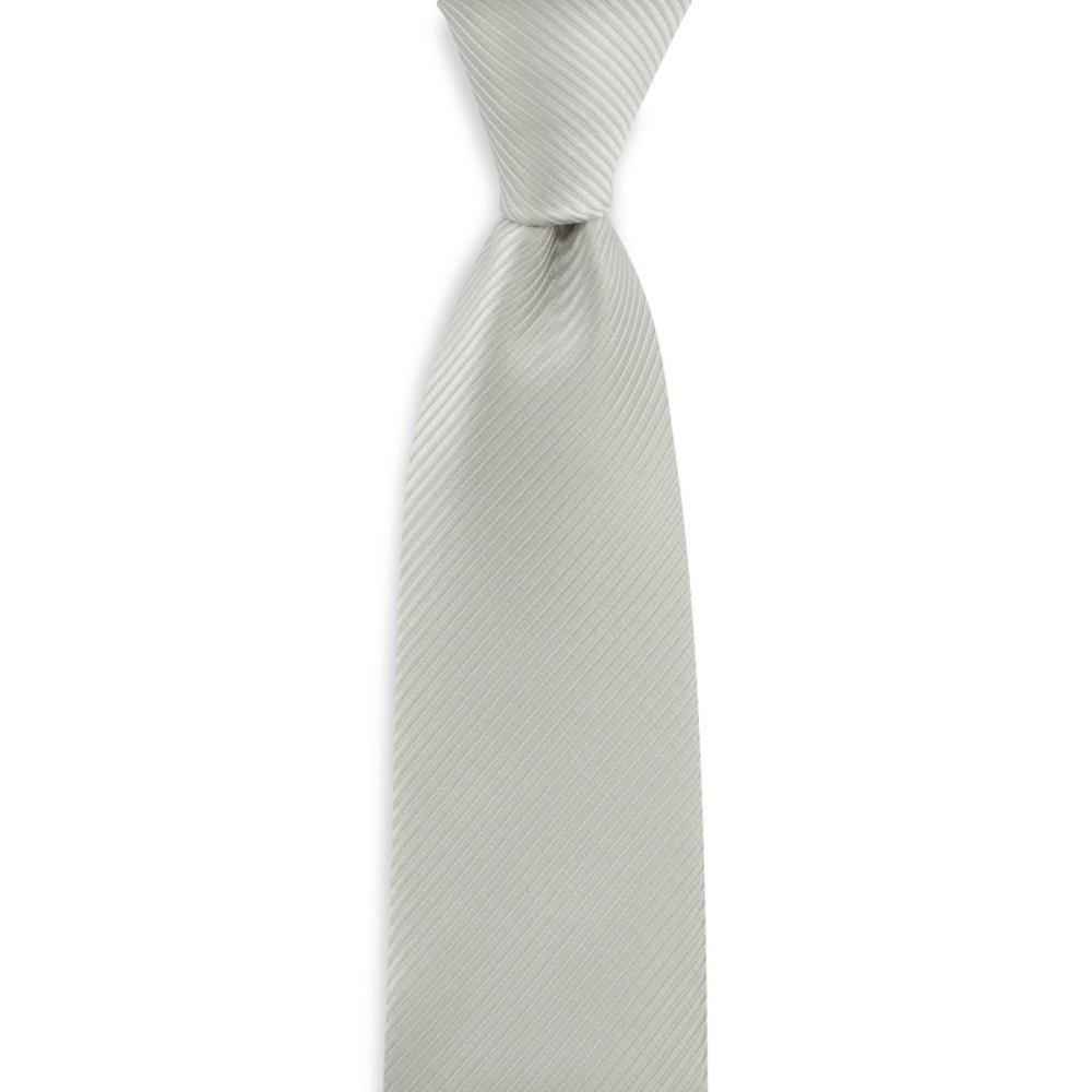 Necktie Big Repp light grey - 1