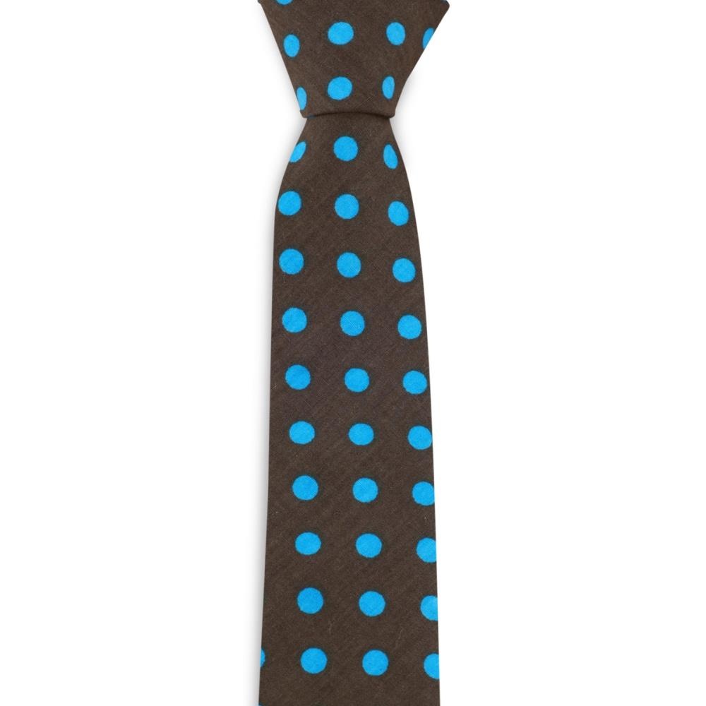 Necktie Blue Dots - 1