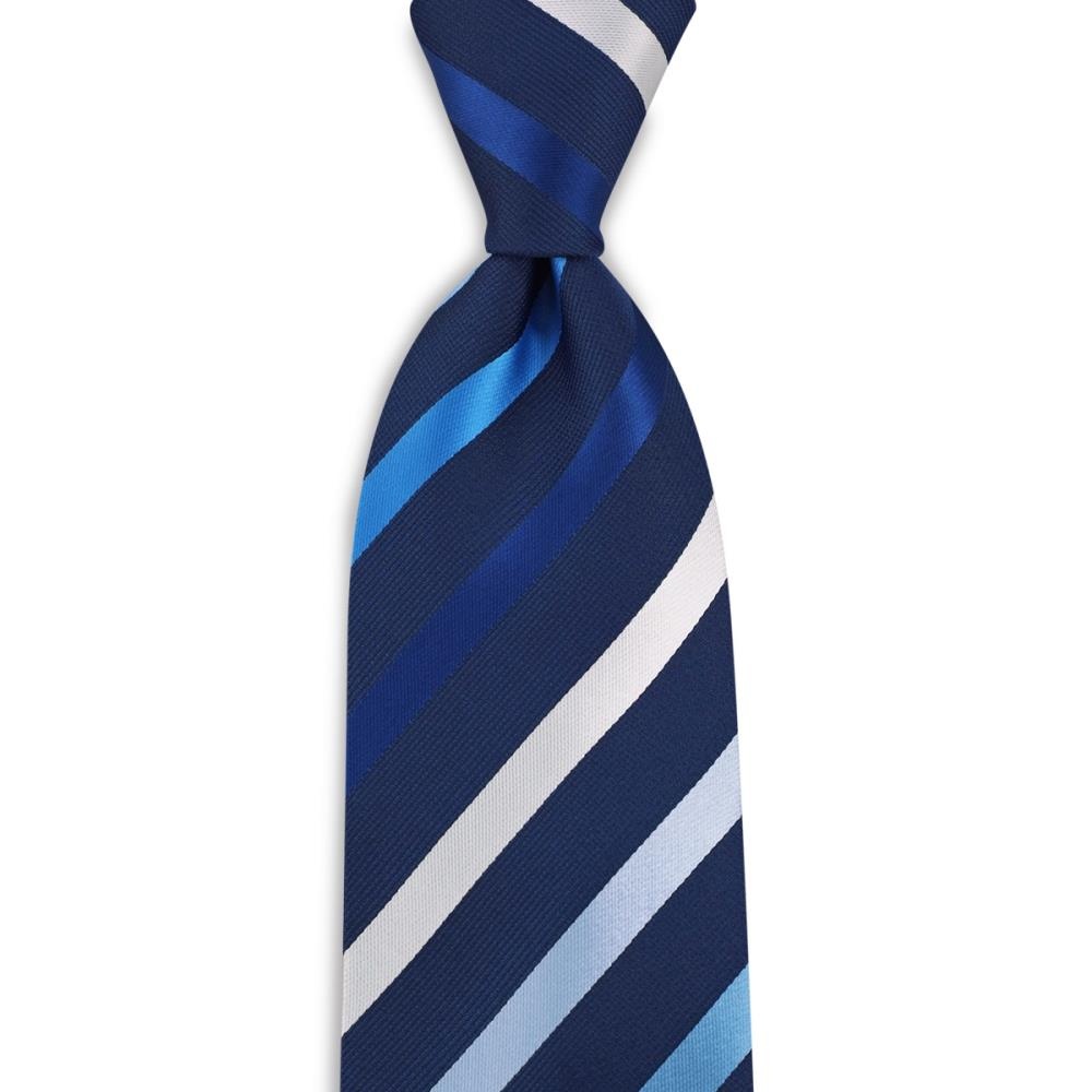 Necktie blue striped - 1