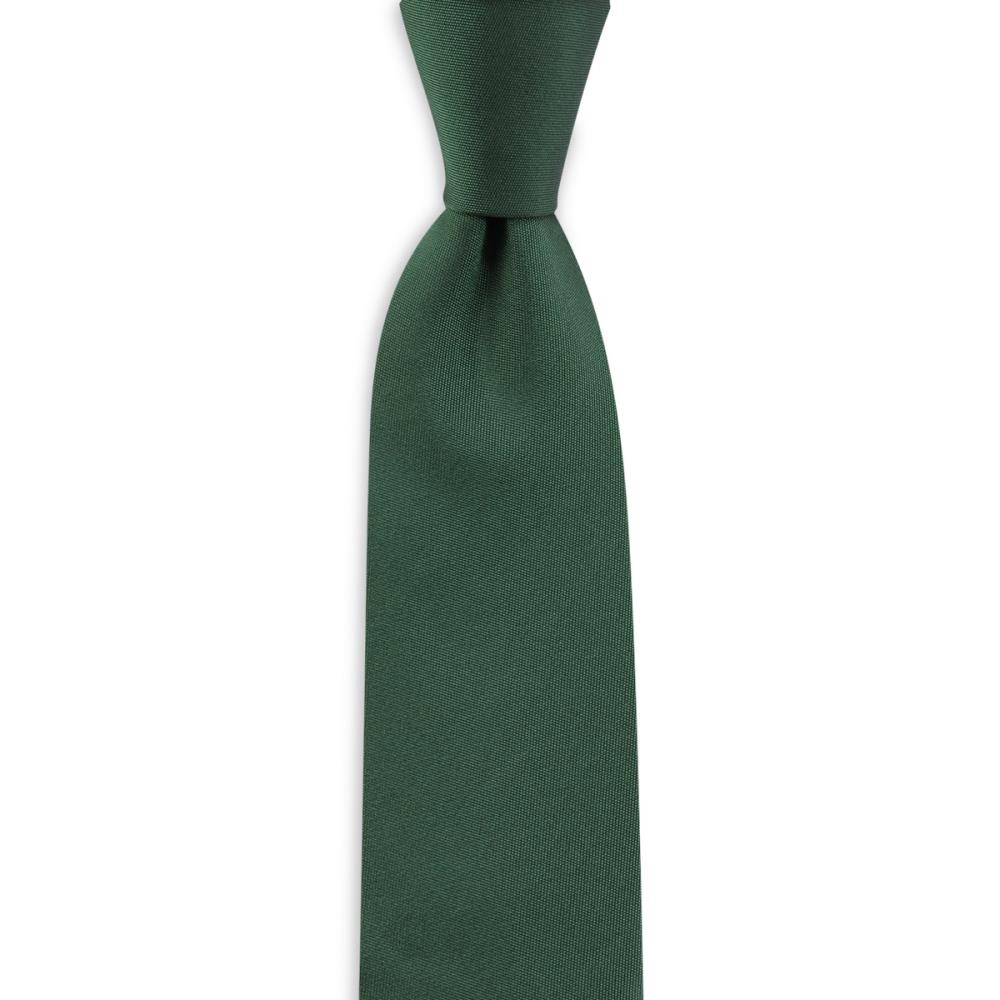 Necktie bottle green narrow - 1
