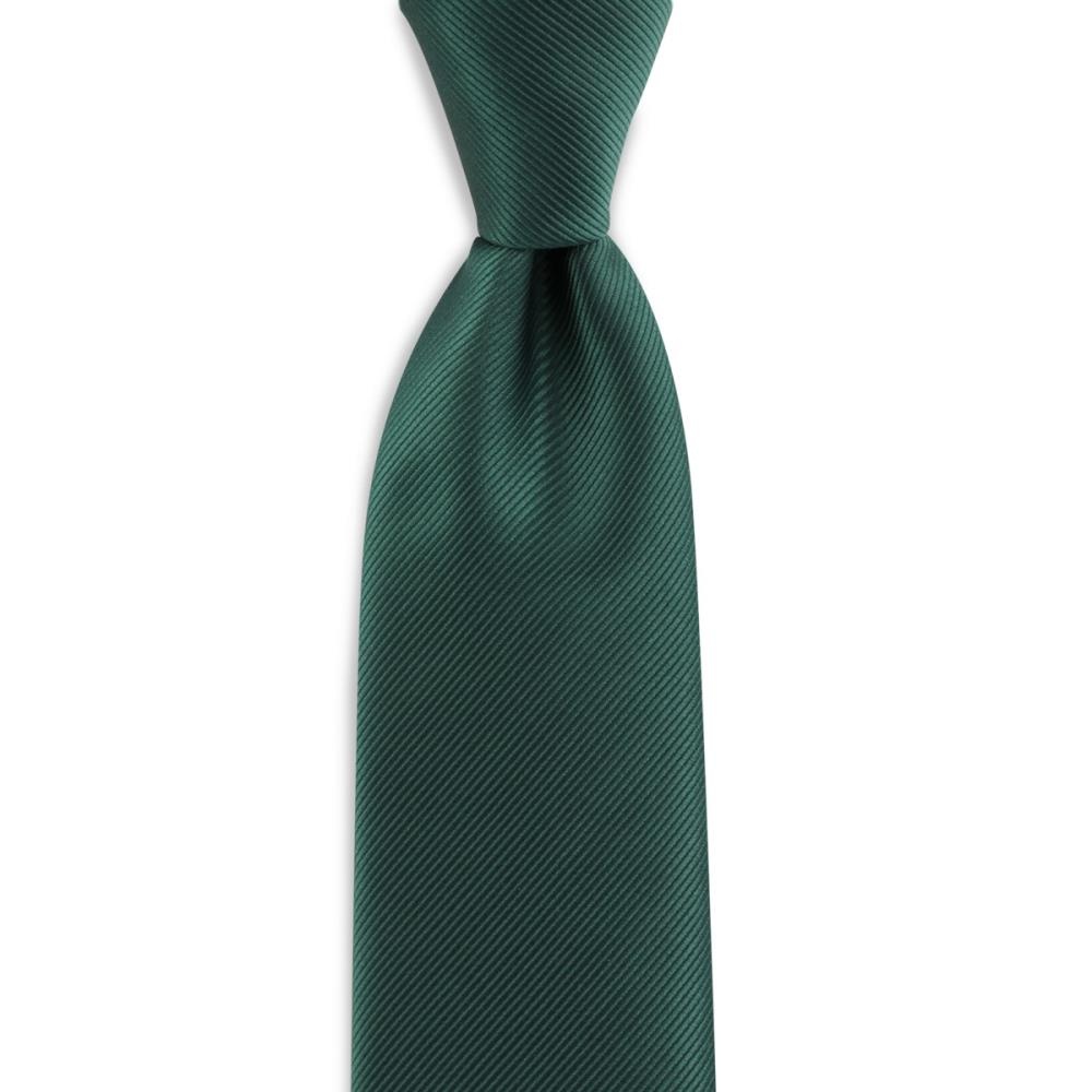 Necktie bottle green repp - 1