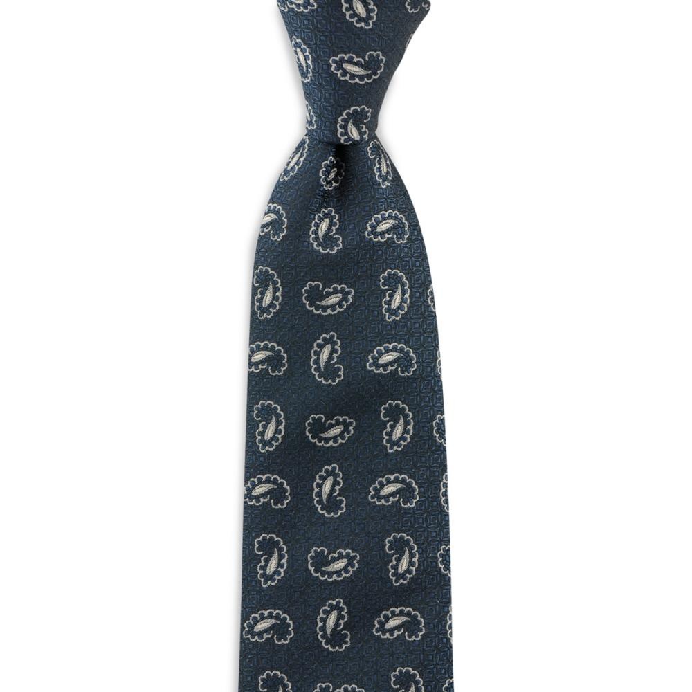 necktie C'est Paisley navy blue - 2
