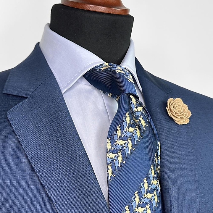 necktie Eagles blue