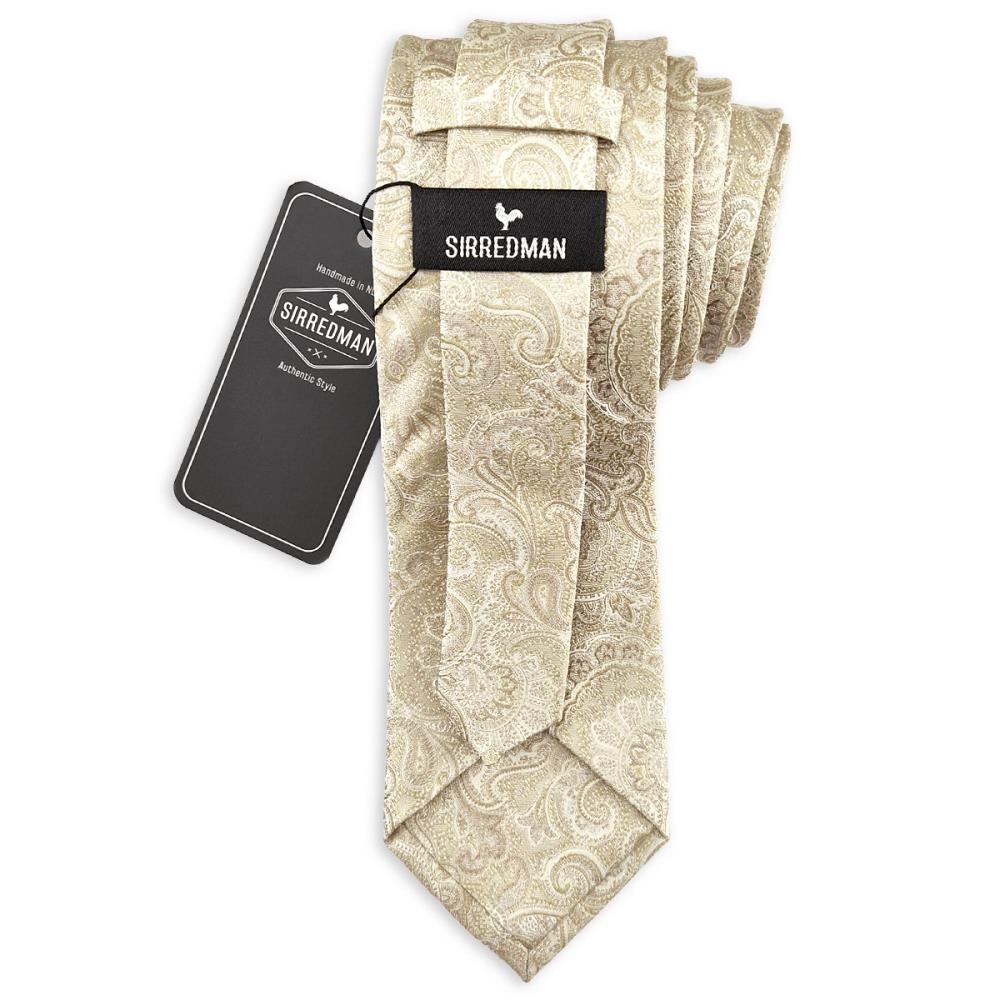 necktie Eternal Paisley Beige - 2