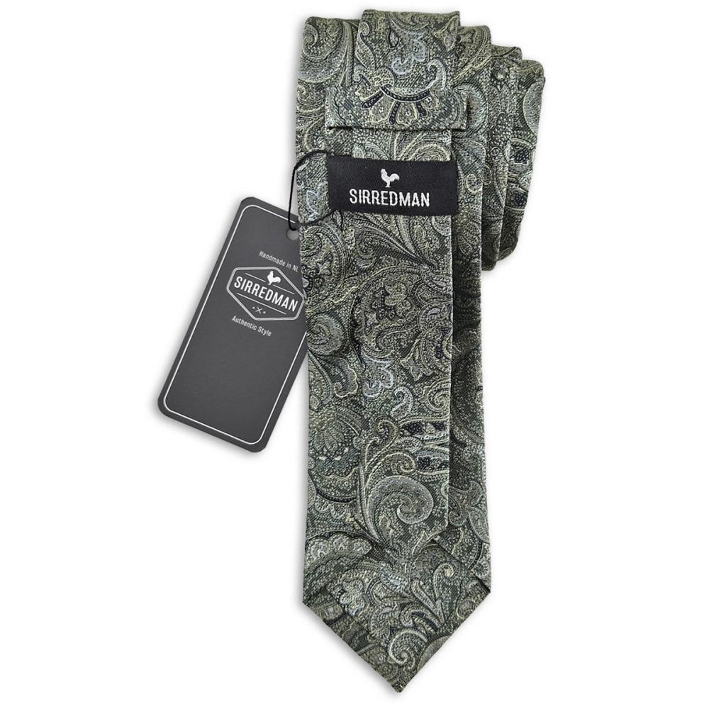 necktie Eternal Paisley Green - 2