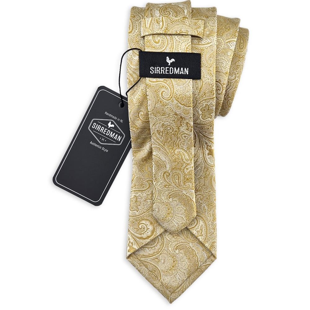 necktie Eternal Paisley Yellow - 2