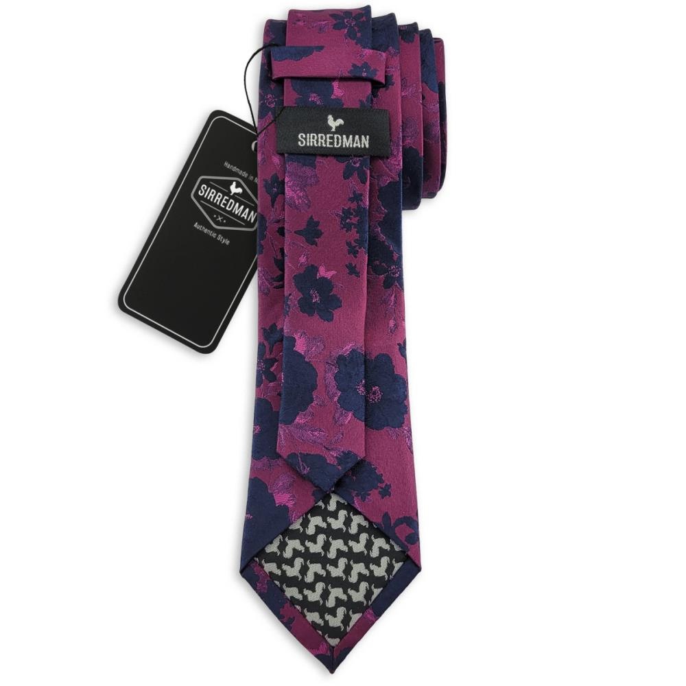 necktie Fiore Fuchsia - 2