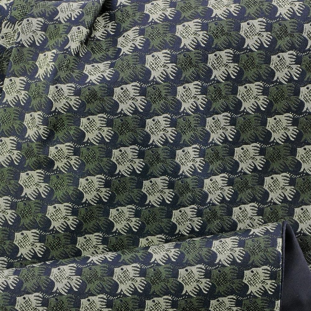 necktie Fish Birds green - 4