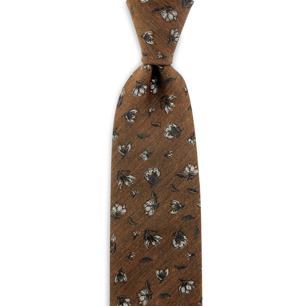 necktie Flower Finesse brown - 1