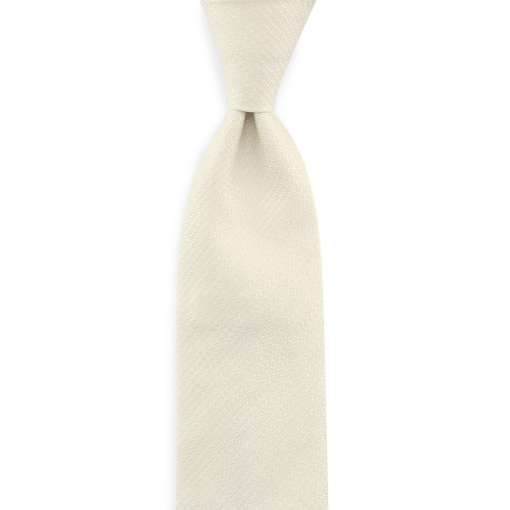 necktie Francesco Finesse Off-White - 1