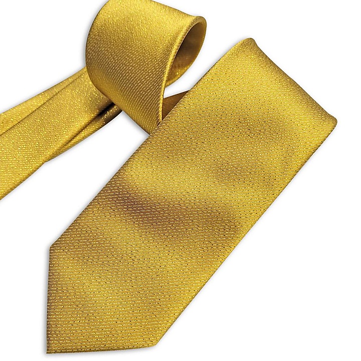 necktie gold lurex