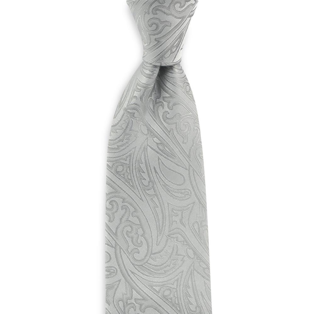 Necktie Grey Swirl - 1