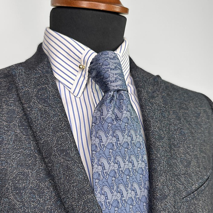 necktie Horseman blue