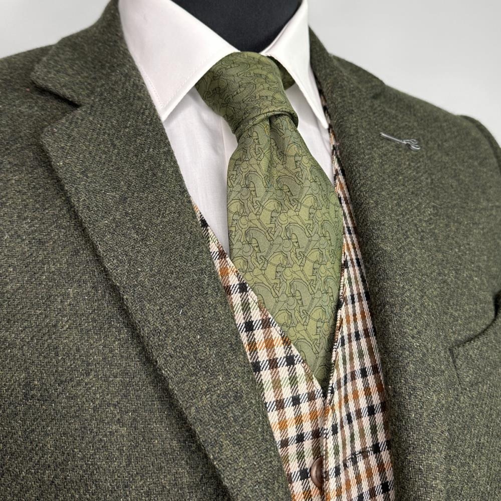 necktie Horseman green - 2
