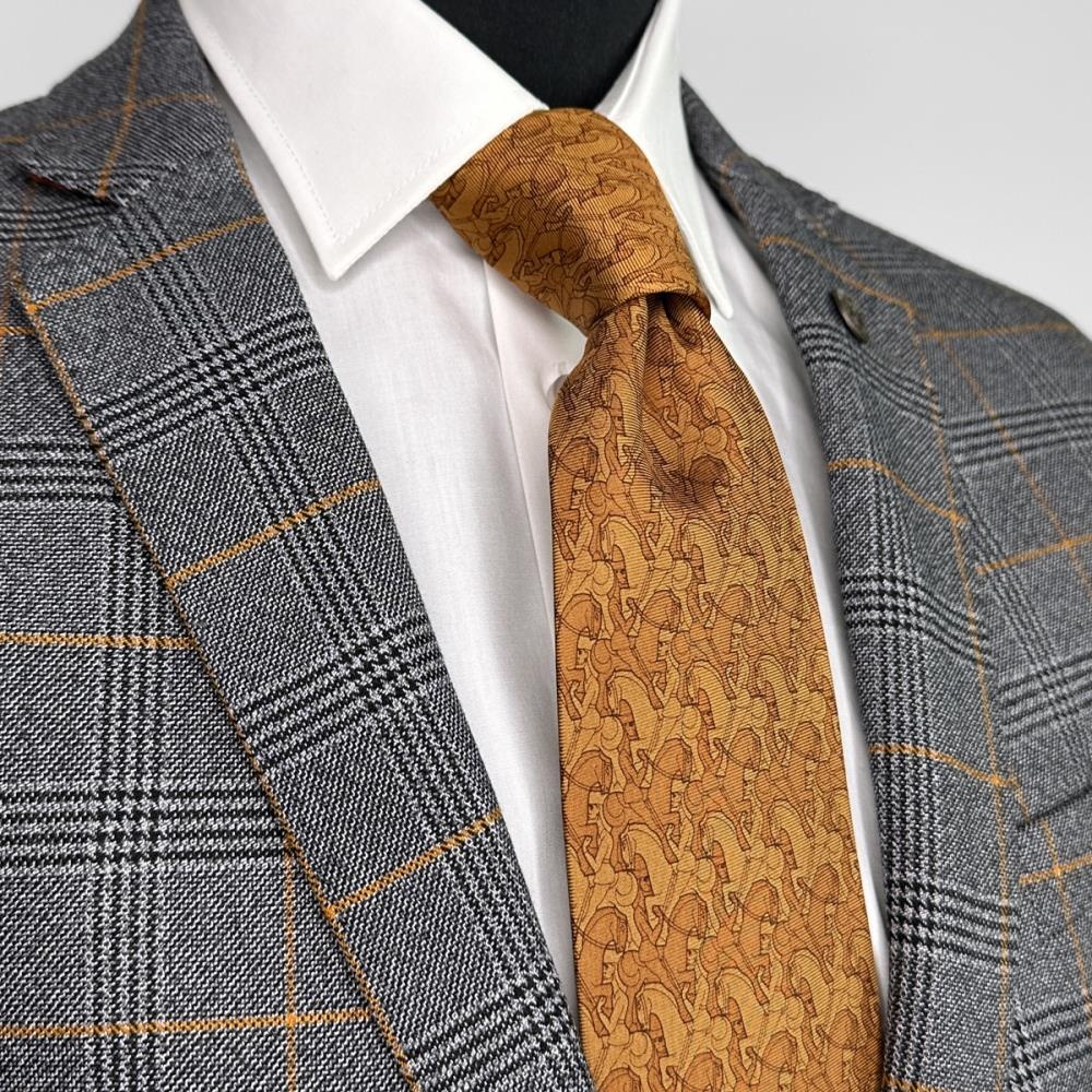 necktie Horseman rust - 2